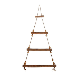 Vita Domi 46" Rustic Wood Hanging Christmas Tree Wall Decoration (VTD-RZ-4028873)