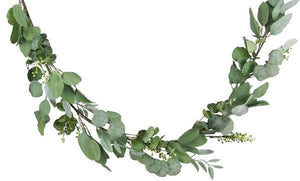 Vita Domi 5' Eucalyptus and Berry Artificial Greenery Garland